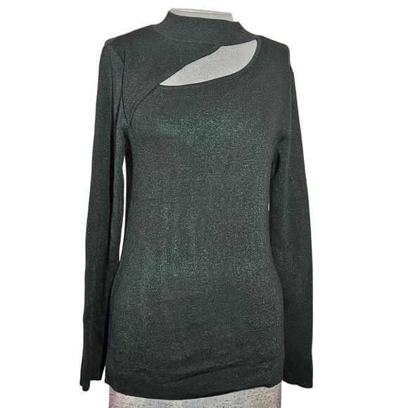 Vince Camuto Metallic Knit Sweater Size Medium - Picture 1 of 4